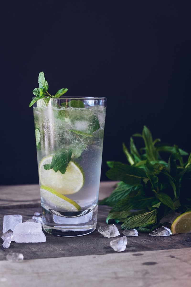 Blue Stab Mojito served fresh at The Wheels Turbo Cafe in RS Puram Coimbatore